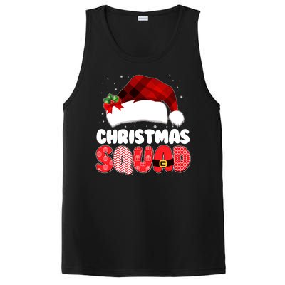 Funny Cute Christmas Squad Matching Shirts PosiCharge Competitor Tank