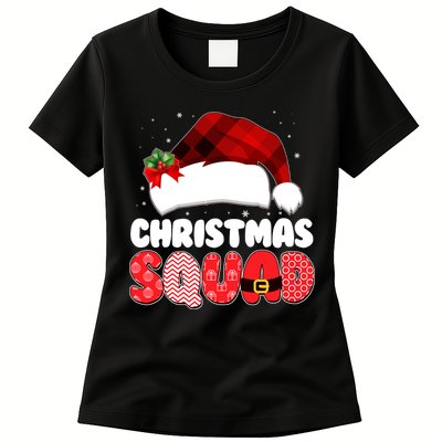 Funny Cute Christmas Squad Matching Shirts Womens T-Shirt