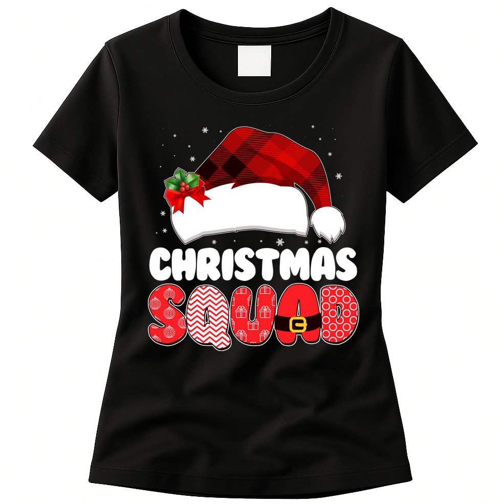 Funny Cute Christmas Squad Matching Shirts Womens T-Shirt