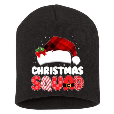 Funny Cute Christmas Squad Matching Shirts Short Acrylic Beanie