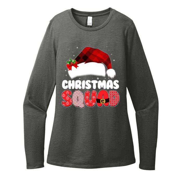 Funny Cute Christmas Squad Matching Shirts Womens CVC Long Sleeve Shirt