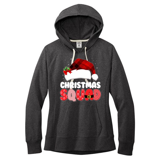 Funny Cute Christmas Squad Matching Shirts Women's Fleece Hoodie