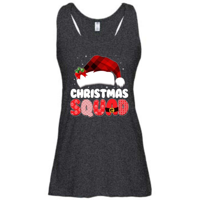 Funny Cute Christmas Squad Matching Shirts Ladies Essential Flowy Tank