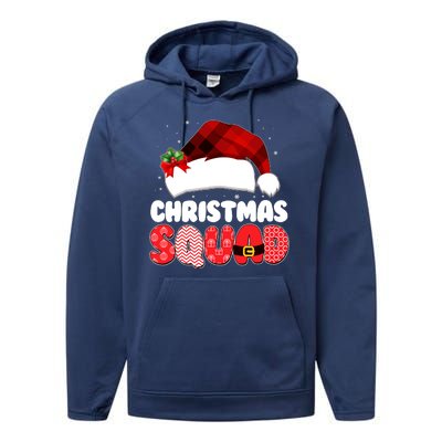 Funny Cute Christmas Squad Matching Shirts Performance Fleece Hoodie