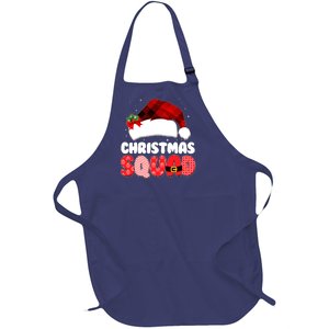 Funny Cute Christmas Squad Matching Shirts Full-Length Apron With Pockets