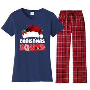 Funny Cute Christmas Squad Matching Shirts Women's Flannel Pajama Set