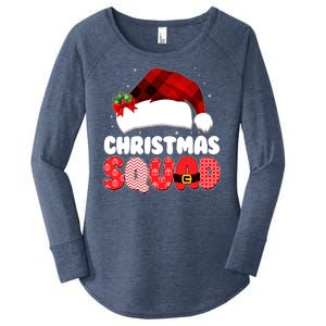 Funny Cute Christmas Squad Matching Shirts Women's Perfect Tri Tunic Long Sleeve Shirt