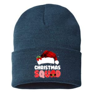 Funny Cute Christmas Squad Matching Shirts Sustainable Knit Beanie