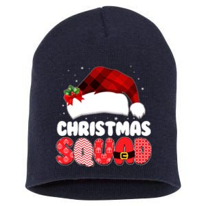 Funny Cute Christmas Squad Matching Shirts Short Acrylic Beanie