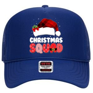 Funny Cute Christmas Squad Matching Shirts High Crown Mesh Back Trucker Hat