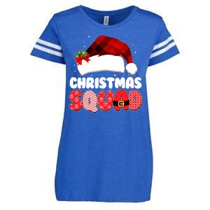 Funny Cute Christmas Squad Matching Shirts Enza Ladies Jersey Football T-Shirt