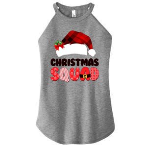 Funny Cute Christmas Squad Matching Shirts Women's Perfect Tri Rocker Tank