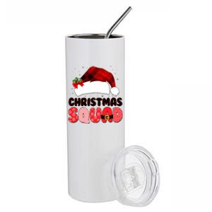 Funny Cute Christmas Squad Matching Shirts Stainless Steel Tumbler