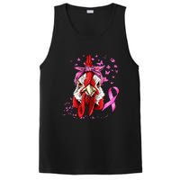 Funny Chicken Chick Breast Cancer Awareness Pink Ribbon PosiCharge Competitor Tank