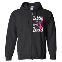 funny Cool Cheerleader Art Teens Cheer Gymnast Full Zip Hoodie