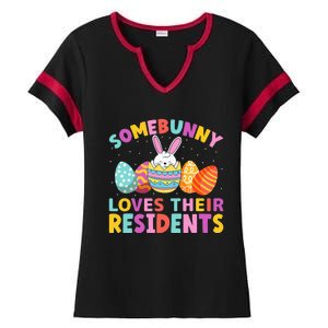 Folsom Care Center Easter Bunny Nursing Home Ladies Halftime Notch Neck Tee