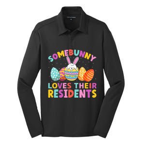 Folsom Care Center Easter Bunny Nursing Home Silk Touch Performance Long Sleeve Polo