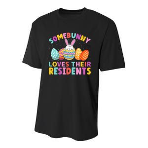 Folsom Care Center Easter Bunny Nursing Home Youth Performance Sprint T-Shirt