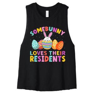 Folsom Care Center Easter Bunny Nursing Home Women's Racerback Cropped Tank