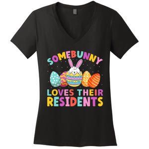 Folsom Care Center Easter Bunny Nursing Home Women's V-Neck T-Shirt