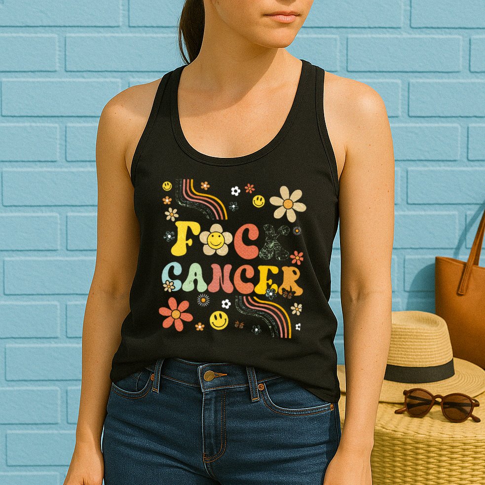 F Ck Cancer Womens Tank Top