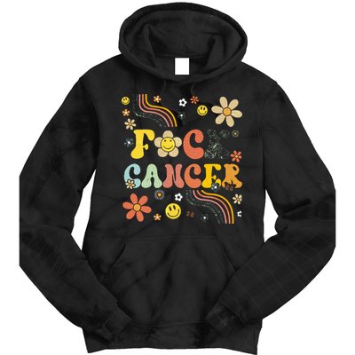 F Ck Cancer Tie Dye Hoodie