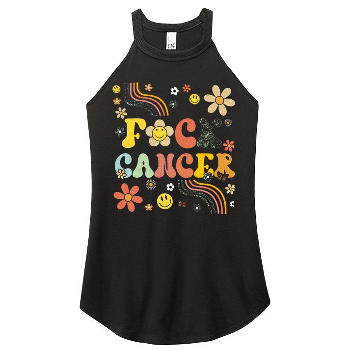 F Ck Cancer Women's Perfect Tri Rocker Tank