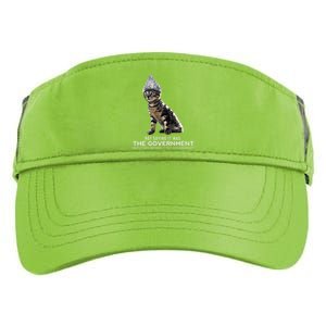 Funny Conspiracy Cat Tin Foil Hat Government Gift Adult Drive Performance Visor