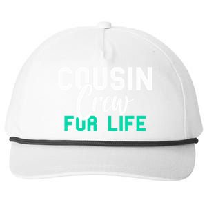 Funny Cousin Crew Big Cousin Crew For Life Big Cousin Crew Gift Snapback Five-Panel Rope Hat