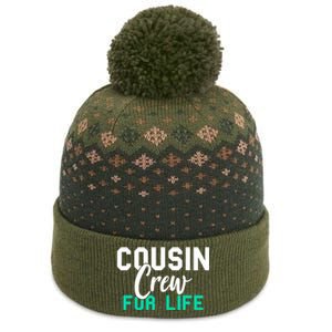 Funny Cousin Crew Big Cousin Crew For Life Big Cousin Crew Gift The Baniff Cuffed Pom Beanie