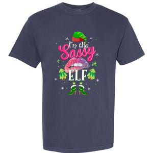 Funny Christmas Clothing I'm The Sassy Elf Tee Xmas Boys Garment-Dyed Heavyweight T-Shirt