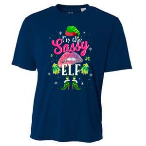 Funny Christmas Clothing I'm The Sassy Elf Tee Xmas Boys Cooling Performance Crew T-Shirt