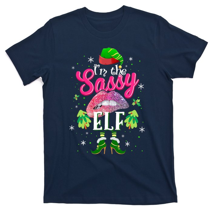 Funny Christmas Clothing I'm The Sassy Elf Tee Xmas Boys T-Shirt