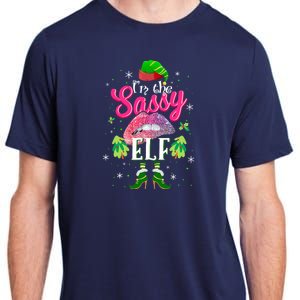 Funny Christmas Clothing I'm The Sassy Elf Tee Xmas Boys Adult ChromaSoft Performance T-Shirt