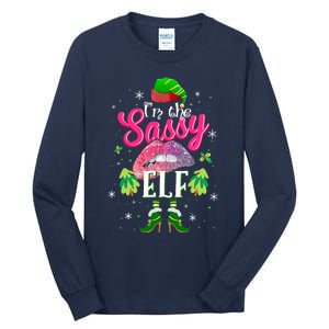 Funny Christmas Clothing I'm The Sassy Elf Tee Xmas Boys Tall Long Sleeve T-Shirt