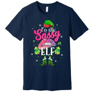 Funny Christmas Clothing I'm The Sassy Elf Tee Xmas Boys Premium T-Shirt