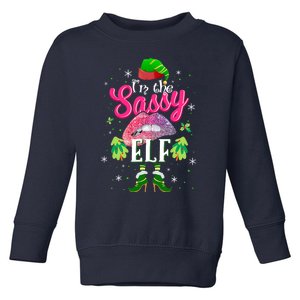 Funny Christmas Clothing I'm The Sassy Elf Tee Xmas Boys Toddler Sweatshirt