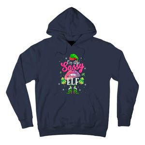 Funny Christmas Clothing I'm The Sassy Elf Tee Xmas Boys Tall Hoodie