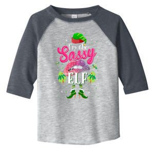 Funny Christmas Clothing I'm The Sassy Elf Tee Xmas Boys Toddler Fine Jersey T-Shirt