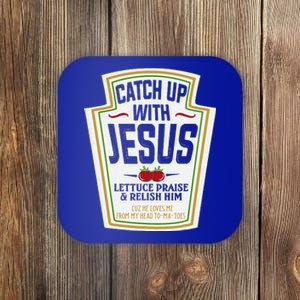 Funny Christian Christian Gifts Catch Up With Jesus Coaster