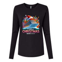 Family Christmas Cruise 2024 Family Matching Merry Christmas Womens Cotton Relaxed Long Sleeve T-Shirt