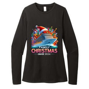 Family Christmas Cruise 2024 Family Matching Merry Christmas Womens CVC Long Sleeve Shirt