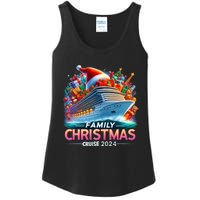 Family Christmas Cruise 2024 Family Matching Merry Christmas Ladies Essential Tank