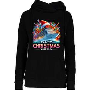 Family Christmas Cruise 2024 Family Matching Merry Christmas Womens Funnel Neck Pullover Hood