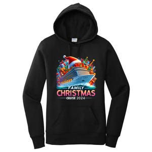 Family Christmas Cruise 2024 Family Matching Merry Christmas Women's Pullover Hoodie