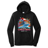 Family Christmas Cruise 2024 Family Matching Merry Christmas Women's Pullover Hoodie