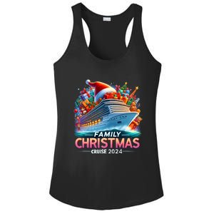 Family Christmas Cruise 2024 Family Matching Merry Christmas Ladies PosiCharge Competitor Racerback Tank