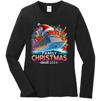 Family Christmas Cruise 2024 Family Matching Merry Christmas Ladies Long Sleeve Shirt