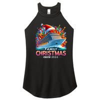 Family Christmas Cruise 2024 Family Matching Merry Christmas Women's Perfect Tri Rocker Tank