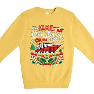 Family Christmas Cruise 2024 Family Matching Merry Christmas Premium Crewneck Sweatshirt